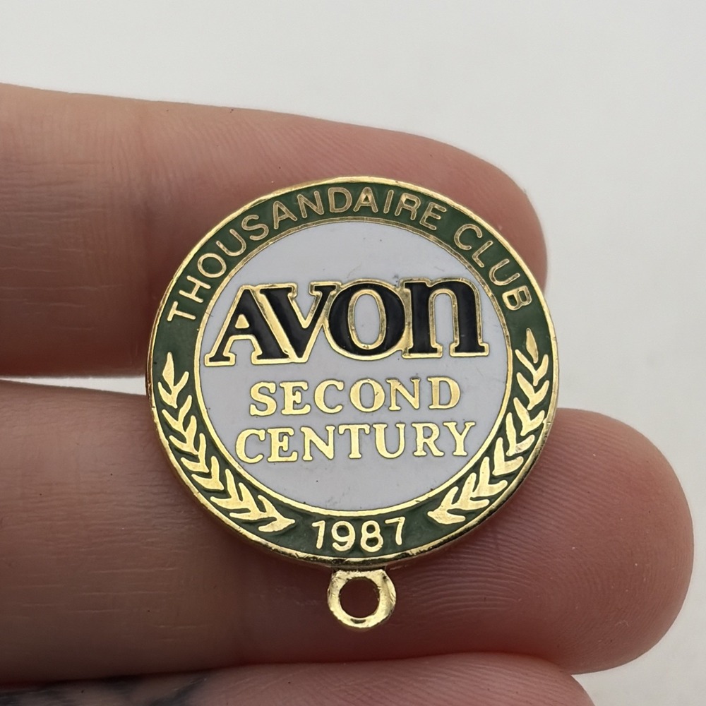 Vintage 1987 Avon Second Century Thousandaire Club Lapel Hat Pin